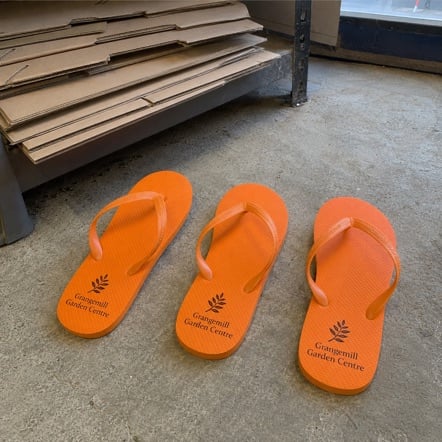 Custom flip-flops for small business